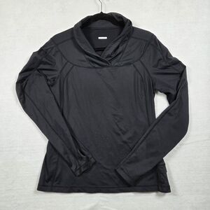 Lululemon Women's Black Run Trail Tech Long Sleeve Activewear T-Shirt Size 10